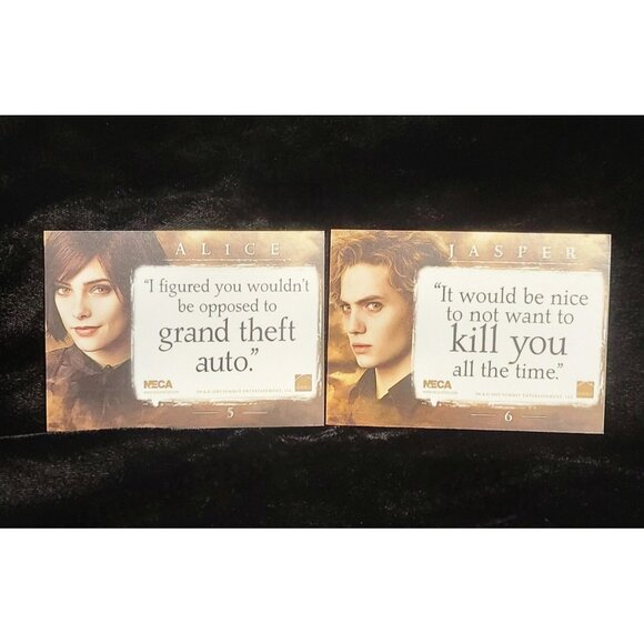 Collectible Alice and Jasper New Moon Trading Cards - Picture 2 of 7